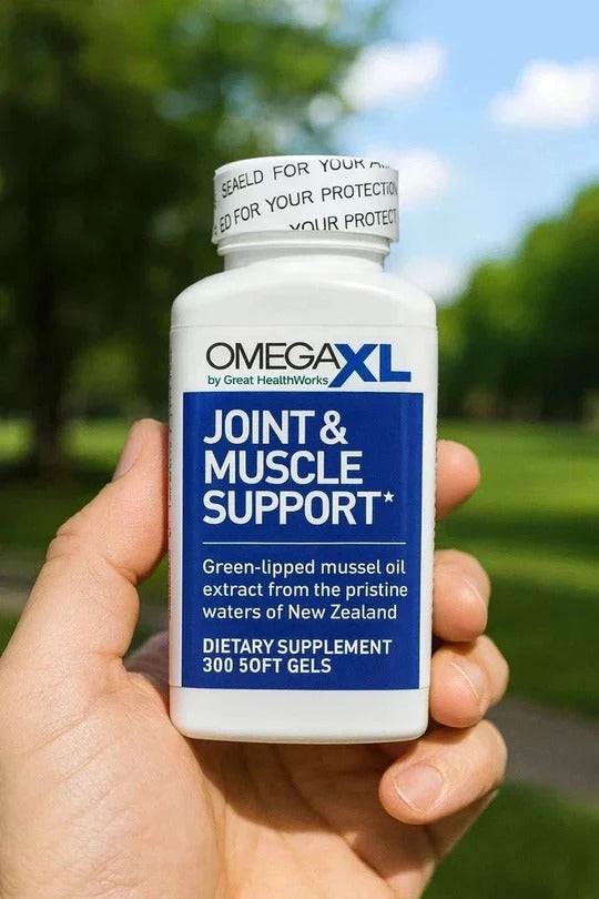 Omega XL Joint & Muscle Support – Green-Lipped Mussel Oil Extract – 300 Soft Gels