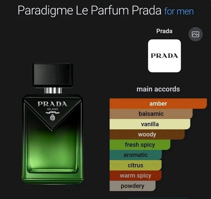 Prada Paradigme Le Parfum 3.4oz 100mL NEW RELEASED 100% Original