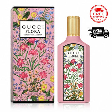 Flora Gorgeous Gardenia by Gucci Eau De Parfum Spray 3.4 oz / e 100 ml