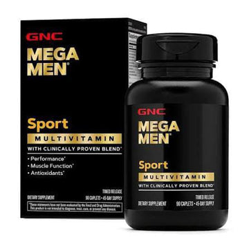 GNC Mega Men Sport Multivitamin for Men – 90 Caplets